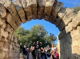 Students on the Italy & Greece Semester